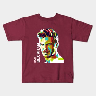 David Beckham art Kids T-Shirt